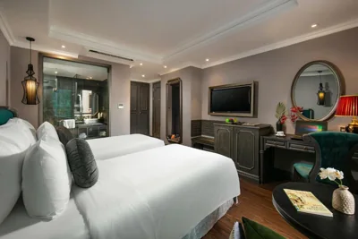 Habitación Doble o con 2 camas individuales Deluxe — Hanoi L'Heritage Hotel & Gym - Spa